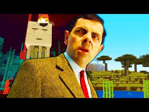 Mr Bean in Minecraft