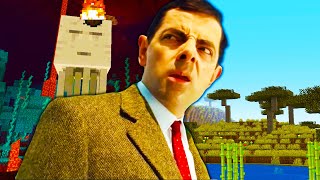 Mr Bean in Minecraft