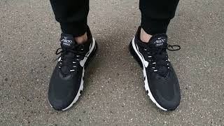 nike 270 react white black