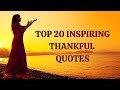Top 20 inspiring gratitude quotes  thankful sayings