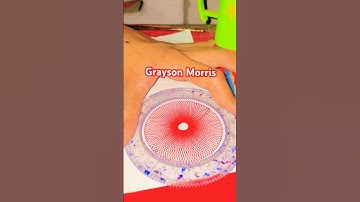 Color Burst Spirograph Animation#ColorBurstArt #SpirographShorts