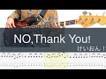 NO Thank You ベースTAB けいおん K ON Bass Cover