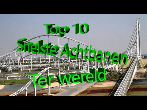 Video: 10 snelste houten achtbanen