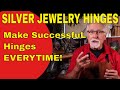 Silver jewelry hinges  make successful hinges  everytime