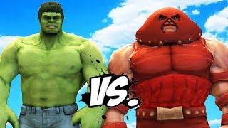 THE HULK VS THE JUGGERNAUT - EPIC BATTLE