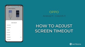 How to Adjust Screen Timeout - Oppo [Android 11 - ColorOS 11]