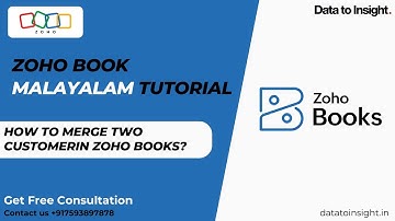 How to Merge Two Customers in Zoho Books | Step-by-Step Tutorial | Malayalam #zohobooks #business