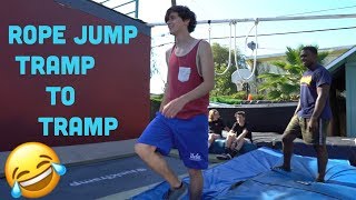Rope Jumping Tramp To Tramp