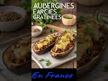 Recette aubergines farcies au fromage #idéerepas