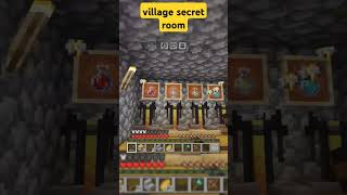 Minecraft Village Secrets: Revealing the Hidden Room Everyone Needs to Explore #shorts