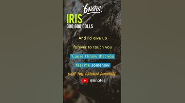Thumbnail of GOO GOO DOLLS - IRIS 1(KARAOKE MONTAGE)  #GooGooDolls #iris