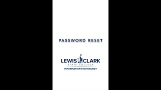 Password Reset for LC State Accounts
