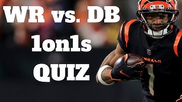 WR vs. DB 1on1s Quiz