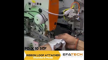 Ribbon loop attacher- Standard mode। garments machine .