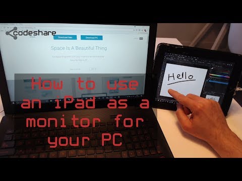 How to use an iPad as a second monitor for your PC