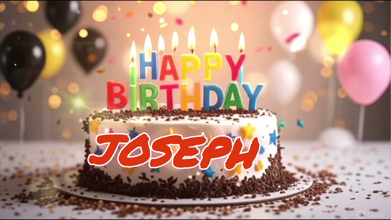 Happy Birthday Joseph 🎉🎂 | Birthday Song with Name