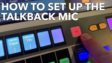 How to Set Up Talkback | Presonus StudioLive 24 Series III