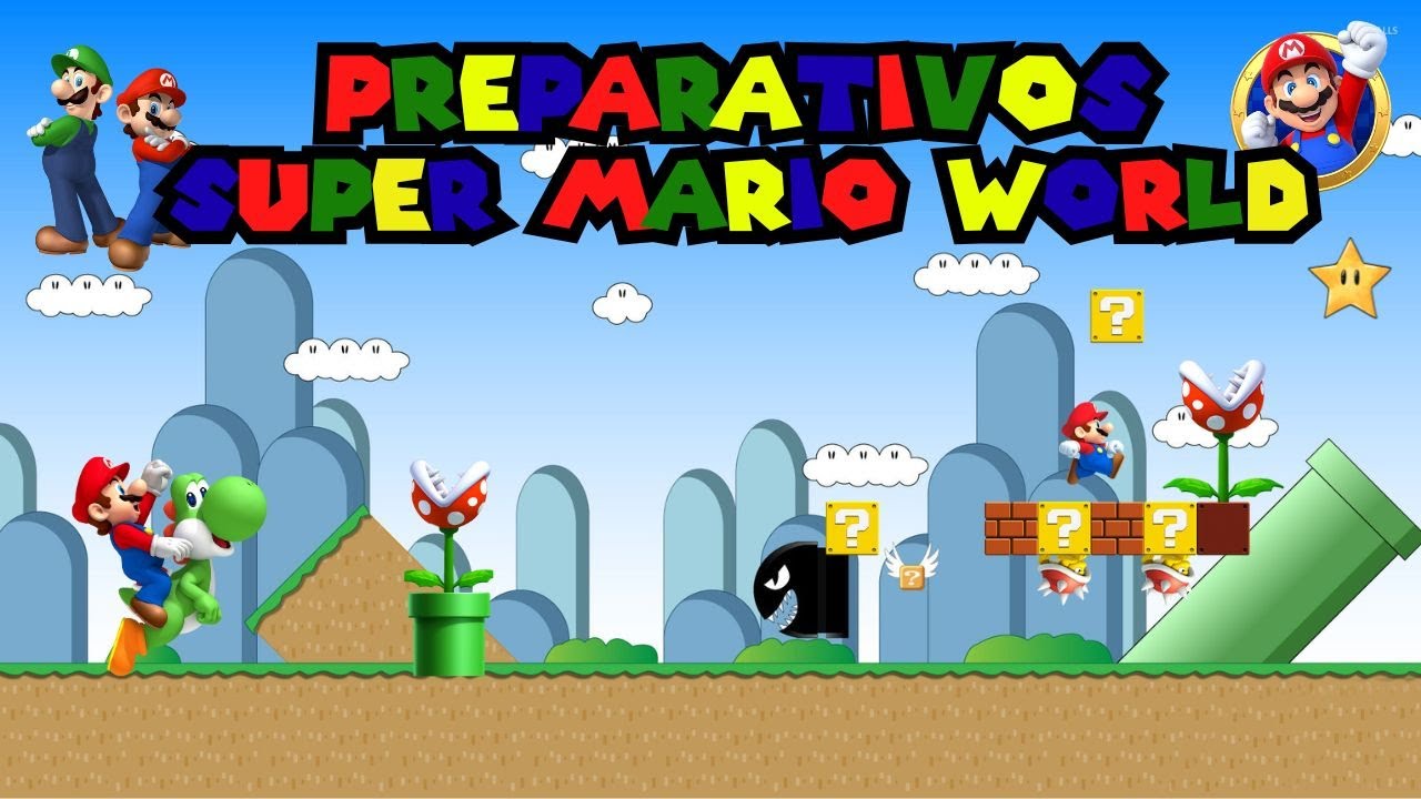 VLOGANDO OS PREPARATIVOS -- 1 DIA ANTES - TEMA SUPER MARIO WORLD