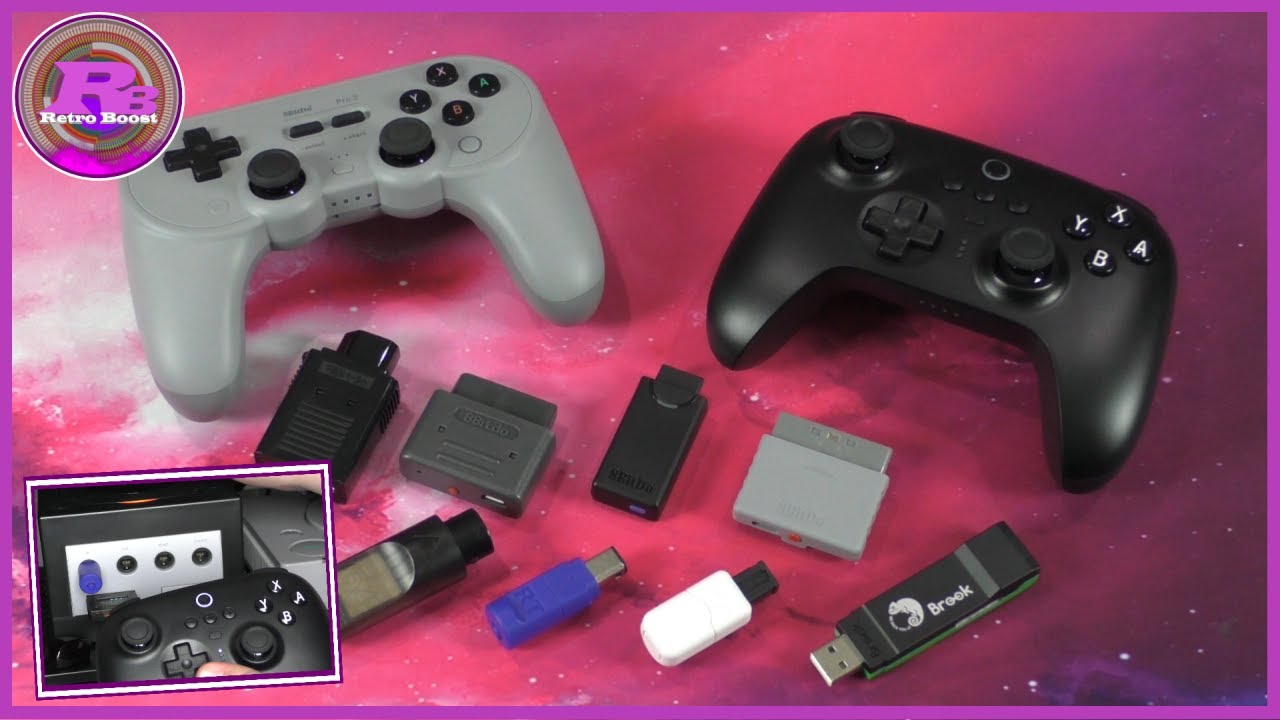 8Bitdo, Blue Retro, and Brook Gaming: Use Modern Controllers for Your Classic Consoles