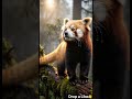 The Secret Life of a Red Panda | Rare Misty Forest Wildlife Footage #shortsfeed #animalsofearth