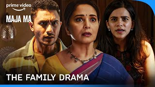 Siblings Fight Be Like 🤯 | Madhuri Dixiti, Ritwik, Srishti, Gajraj Rao | Maja Ma | Prime Video India