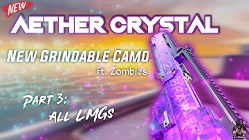 *New* AETHER CAMO Unlocked on All LMG & Aether Bat | Undead Siege Hard Mode Camo COD Mobile Zombies