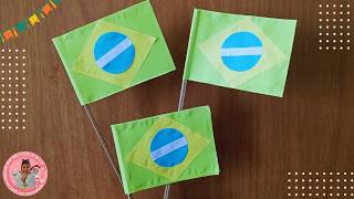 🇧🇷✨ How to Make an Easy Brazilian Flag