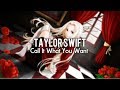 ✤ Nightcore 〜 Call It What You Want 「Taylor Swift」「Lyrics」