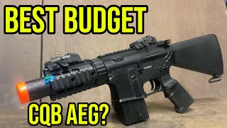Best Budget CQB Airsoft AEG A&K NS15 Stubby Killer Review!