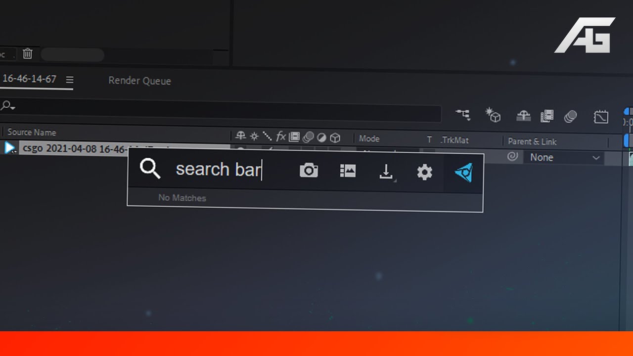 Search Bar After Effects Template Free