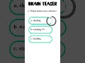 Mind Blowing Quiz Questions For Daily Brain Test | General Knowledge Brain Test  With Answers #quizy