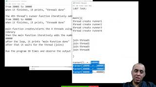 OS Lab7 Task Threads explanation