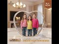 Gift Ideas for Loved Ones | Personalized Crystal Heart Keepsake for Any Special Occasion