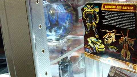 SDCC 2010 Hasbro Booth Transformers Exclusives Back