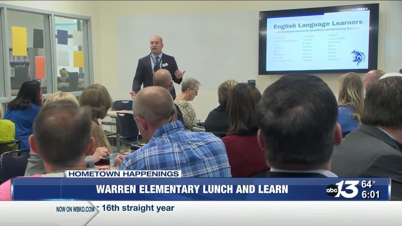 Warren Elementary hosts Lunch and Learn at new school
