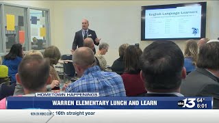 Warren Elementary hosts Lunch and Learn at new school