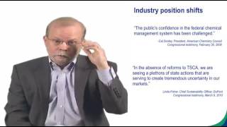 Johns Hopkins University MOOC on Chemical Safety (TSCA) by Dr. Richard Denison, Part 3 of 5