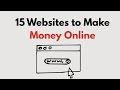 17 Secret Websites to Make Money Online in 2026