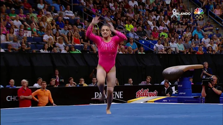 Laurie Hernandez - Floor - 2016 P&G Gymnastics Championships - Day 1