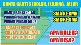 GONTA-GANTI Pilihan Dalam PPDB SMA/SMK Negeri Provinsi Tengah Tahun Ajaran 2023/2024