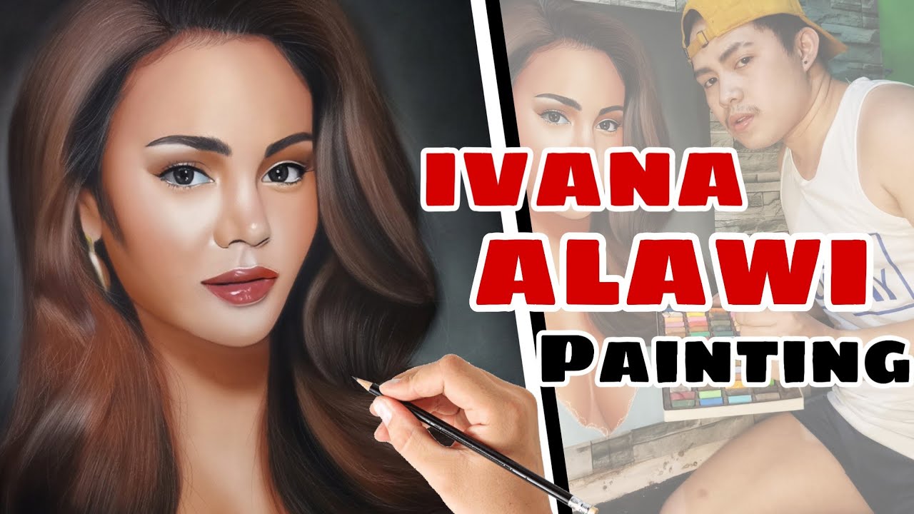 IVANA ALAWI PASTEL PORTRAIT DRAWING | PAINTING (ANG LIHIM NI LIGAYA ...