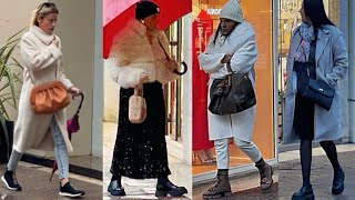 Street style from Italy🇮🇹DECEMBER FASHION STREET STYLE DAY TO NIGHT OUTFIT INSPIRATIONS