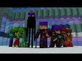 Christmas game in the SPLEEF  - Battle of the shovels (Minecraft animation)