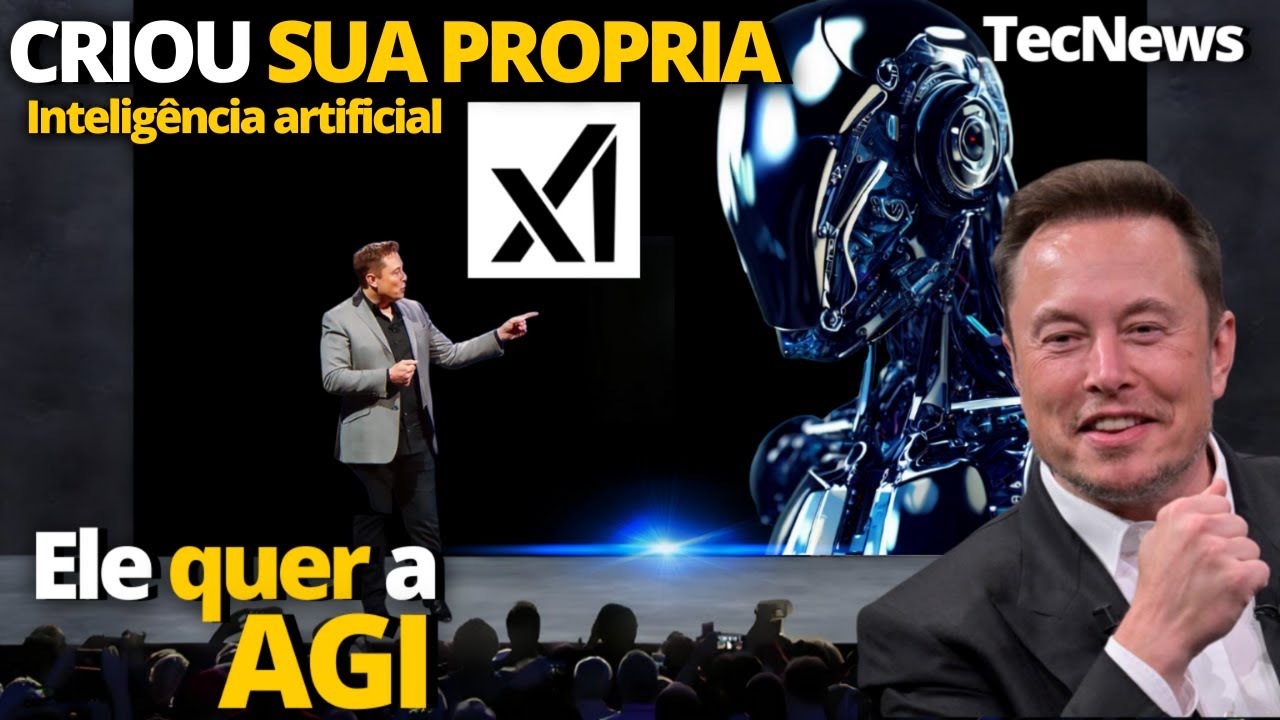 Elon Musk lança INTELIGÊNCIA ARTIFICIAL e busca a AGI |  IA de Harvard desvenda segredos do câncer