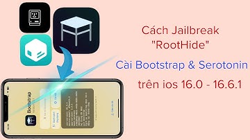 Cách Jailbreak RootHide trên ios 16.0 - 16.6.1 | Cài Bootstrap và Serotonin @hadu75tv