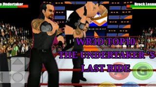 Wr3D Top10 The Undertaker S Last Ride