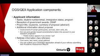 Brock OGS and QEII 2025 - 26 Information Session
