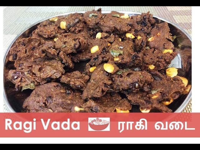Ragi Vadai in Tamil | ராகி வடை | Easy Tea Time Snacks Recipe | Sachu Samayal