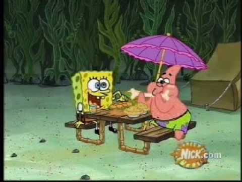 Sponge Bob And Patrick Eats While I Play Unfitting Music Youtube