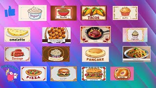 Yummy Vocabulary: Learn Fun Food Names! #Kidsfoodvocabulary #learnenglishforbeginners